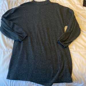 long sleeve gray sweater dress price negotiable
